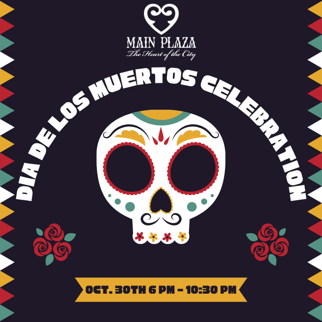 Dia De Muertos Website Graphic