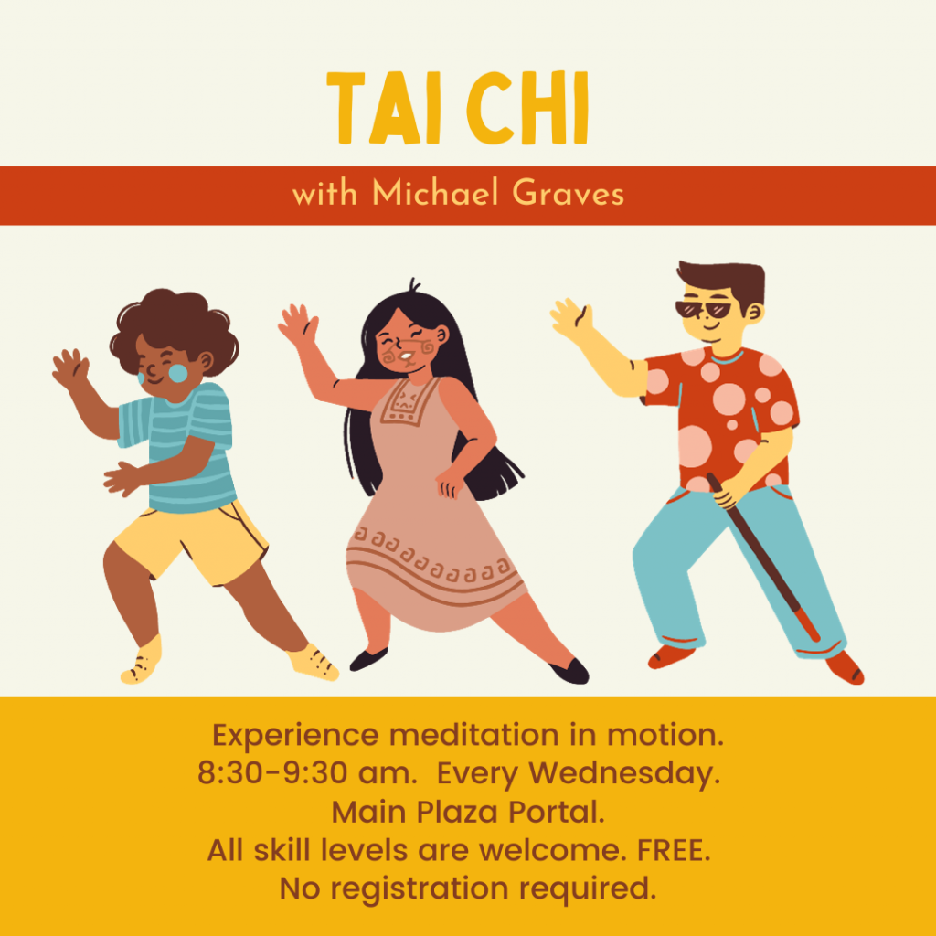 Yellow Illustrated Tai Chi Tuesday Event Instagram Post
