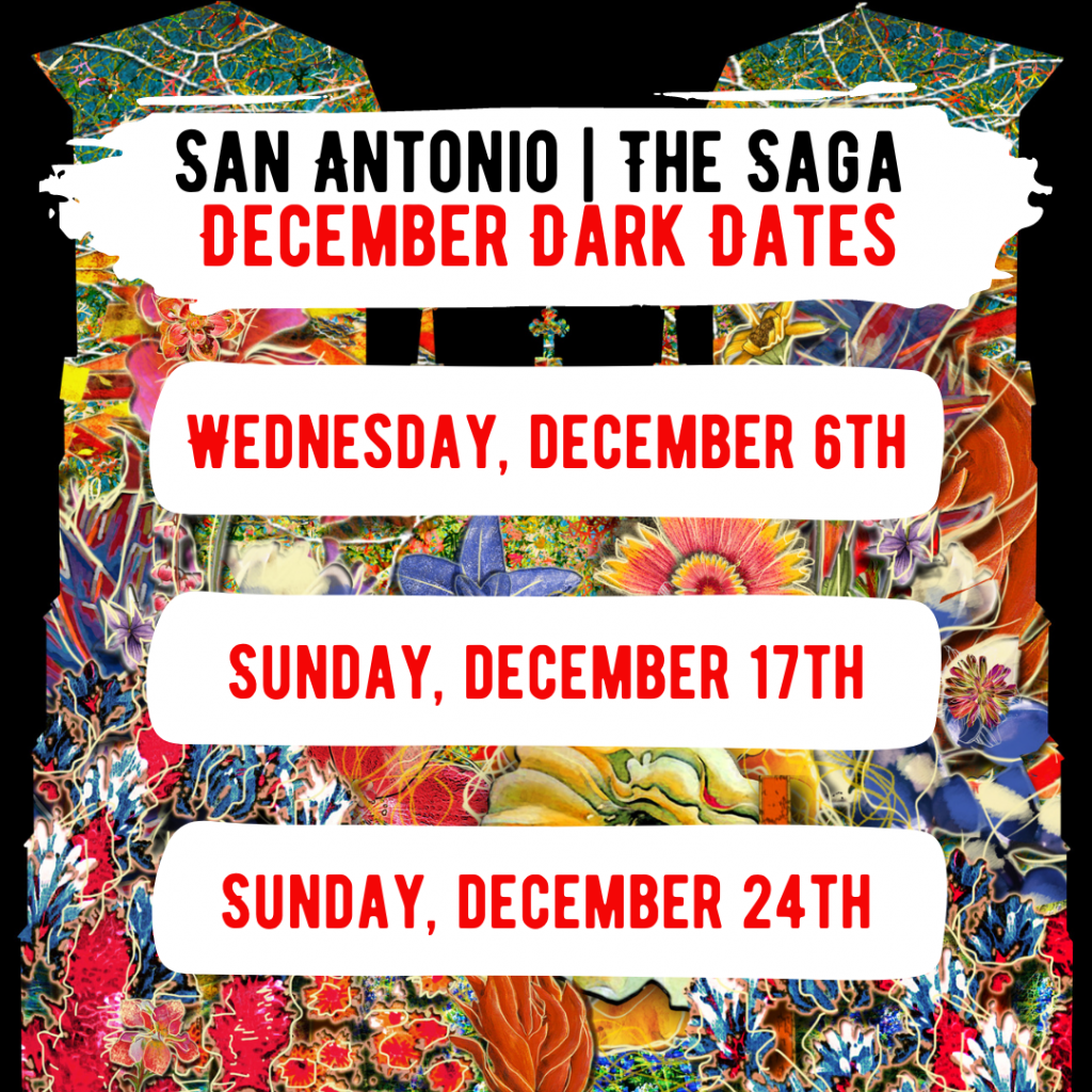 San Antonio The Saga December Cancellations